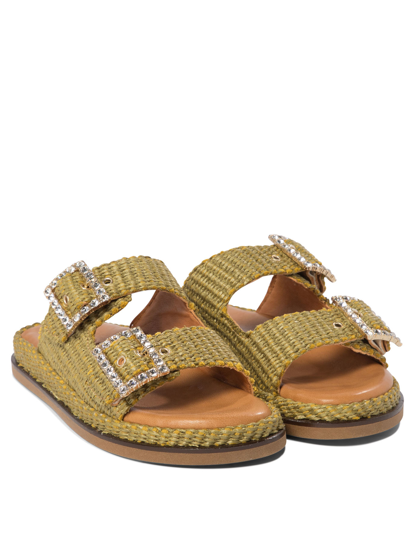 [Alibi] Slippers SS25 GRETARAFIAOLIVE
