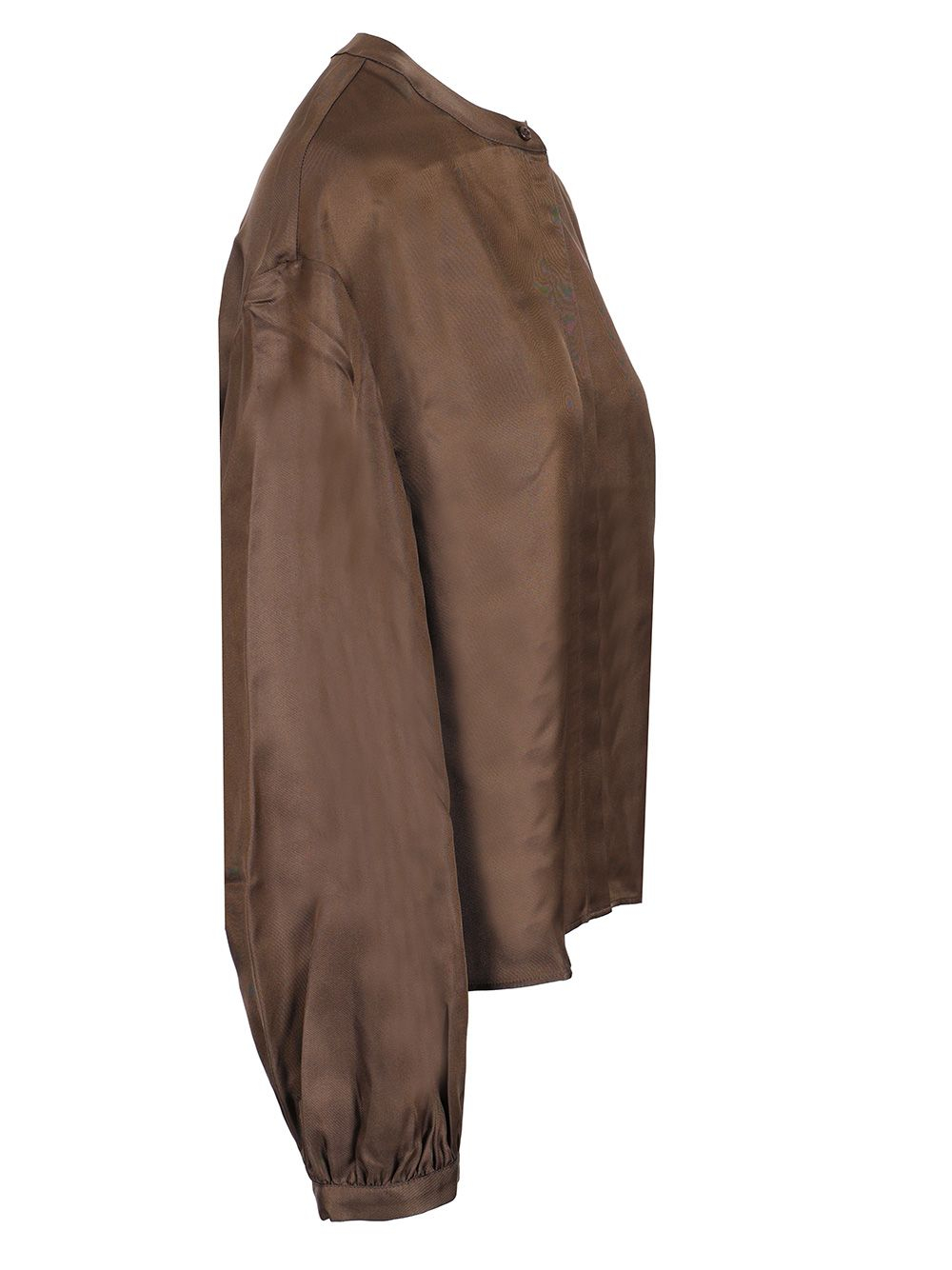 [LOULOU STUDIO] T-shirts Long Sleeve SS25 LEADEEP TAUPE