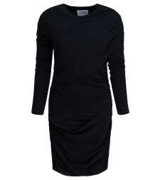 [Marant Etoile] Long sleeve dress FW25 25ARO0842FAC3K01E01BK