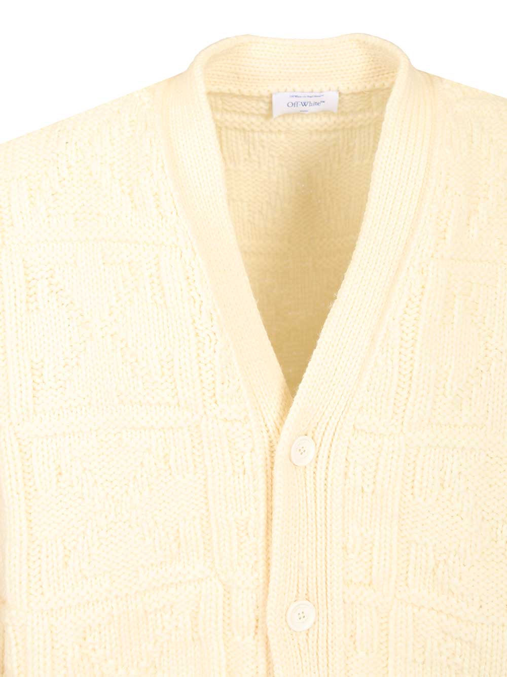 [Off-White] Cardigan FW25 OMHB02LF25KNI0010B58