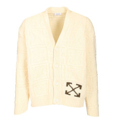 [Off-White] Cardigan FW25 OMHB02LF25KNI0010B58