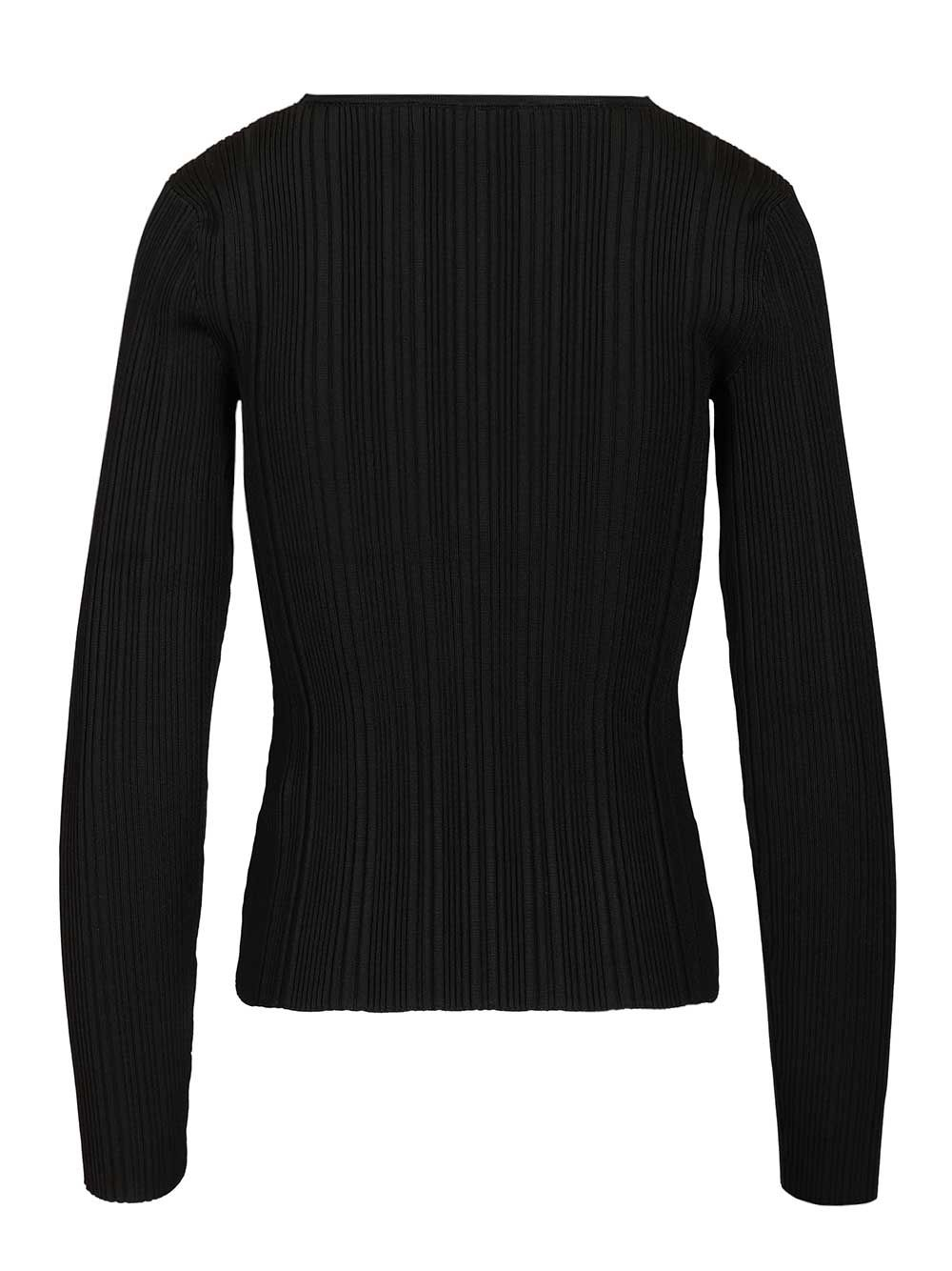 [Self-portrait] Knitwear FW25 AW25-042T-BBLACK