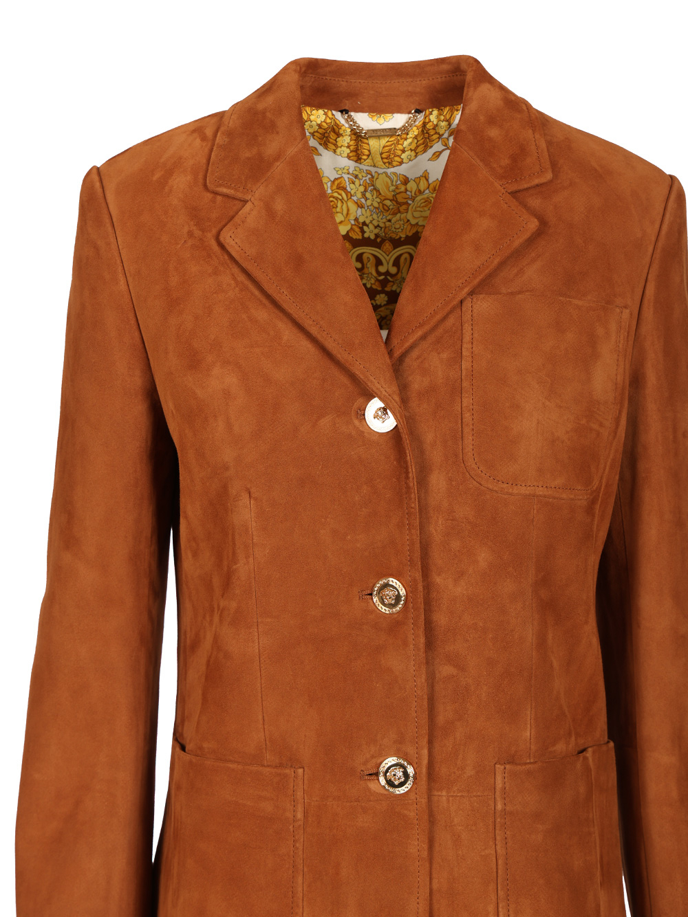 [Versace] Leather Jacket FW25 1020863 1A155041NI00