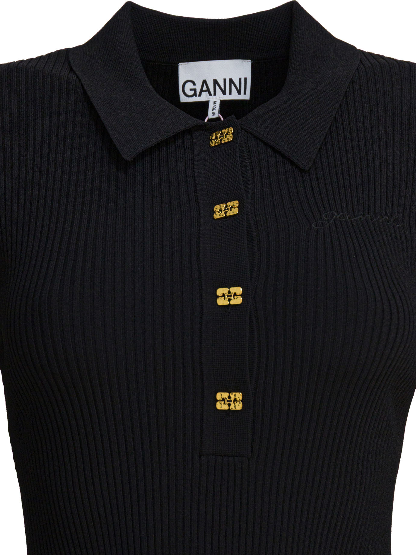 [GANNI] Long sleeve dress FW25 K2523099