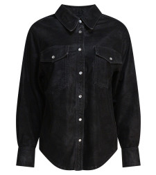 [Marant Etoile] Shirts Long Sleeve FW25 25ACH0240FAC3B01E01BK