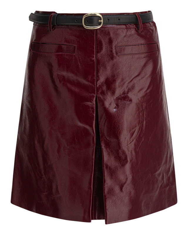 [Self-portrait] Mini skirt FW25 PF25-091SK-BUBURGUNDY