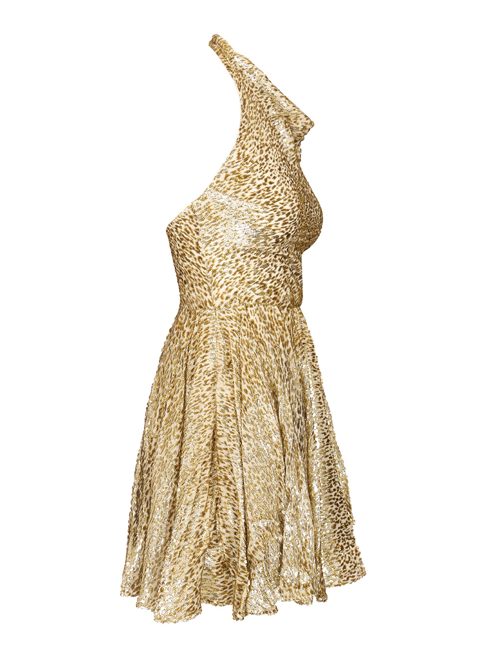 [Self-portrait] Sleeveless dress FW25 PF25-060S-GDGOLD