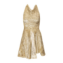 [Self-portrait] Sleeveless dress FW25 PF25-060S-GDGOLD