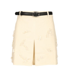 [Self-portrait] Mini skirt FW25 PF25-819SK-CCREAM