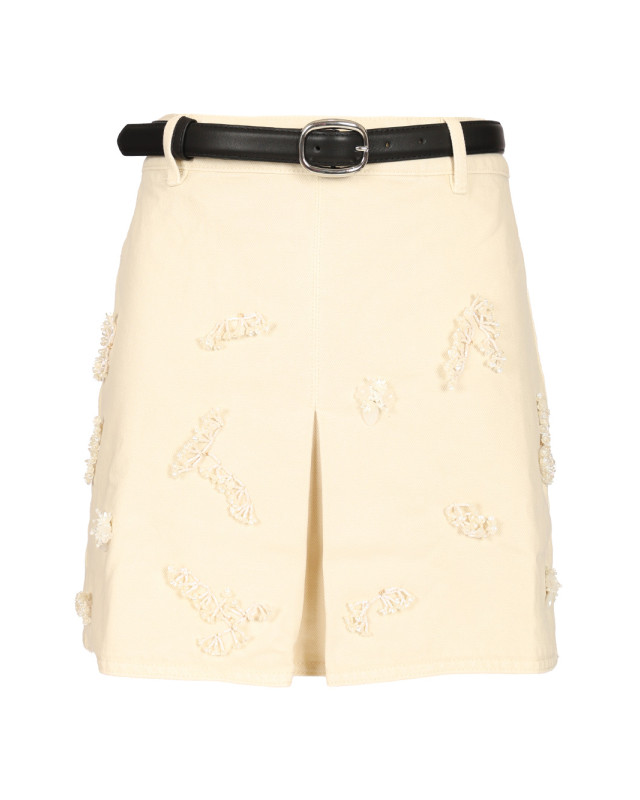 [Self-portrait] Mini skirt FW25 PF25-819SK-CCREAM