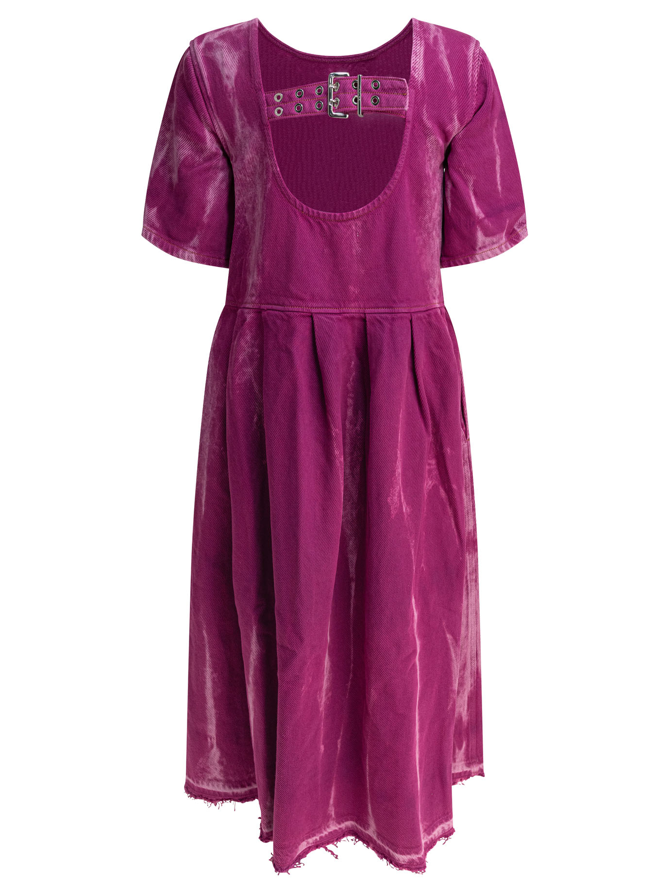 [GANNI] Short sleeve dress SS25 J1672088