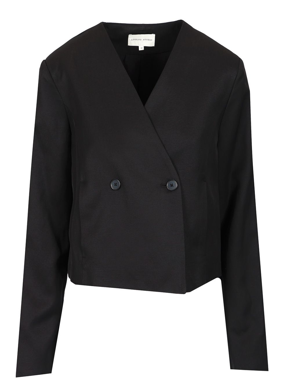 [LOULOU STUDIO] Blazer SS25 MALLIBLACK