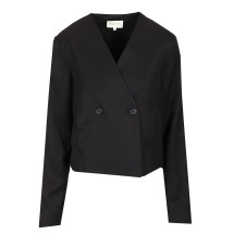 [LOULOU STUDIO] Blazer SS25 MALLIBLACK