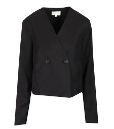 [LOULOU STUDIO] Blazer SS25 MALLIBLACK