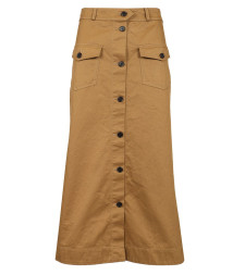 [Saint Laurent] Midi skirt SS25 817344Y04VY2100