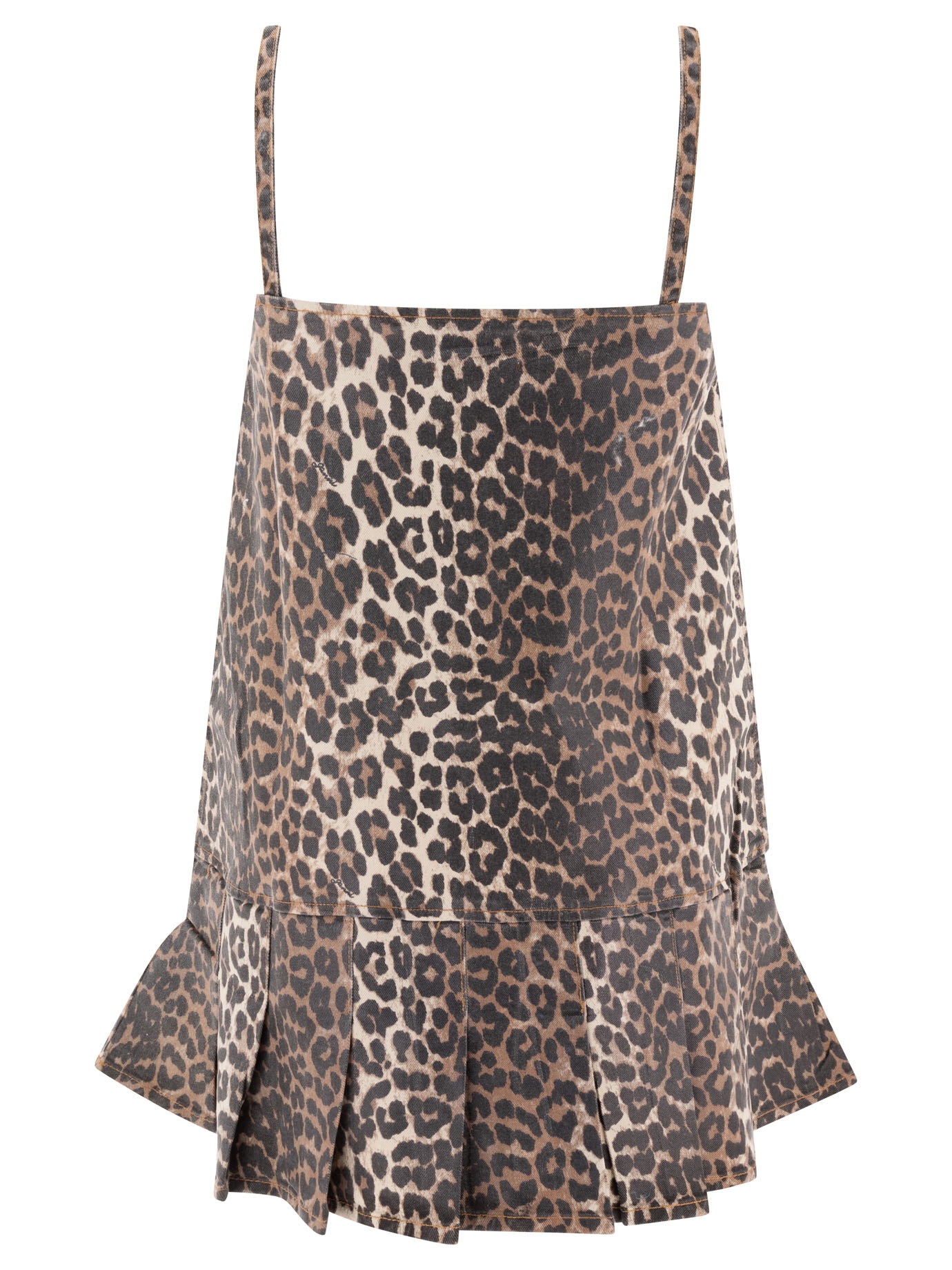[GANNI] Sleeveless dress SS25 J1661943