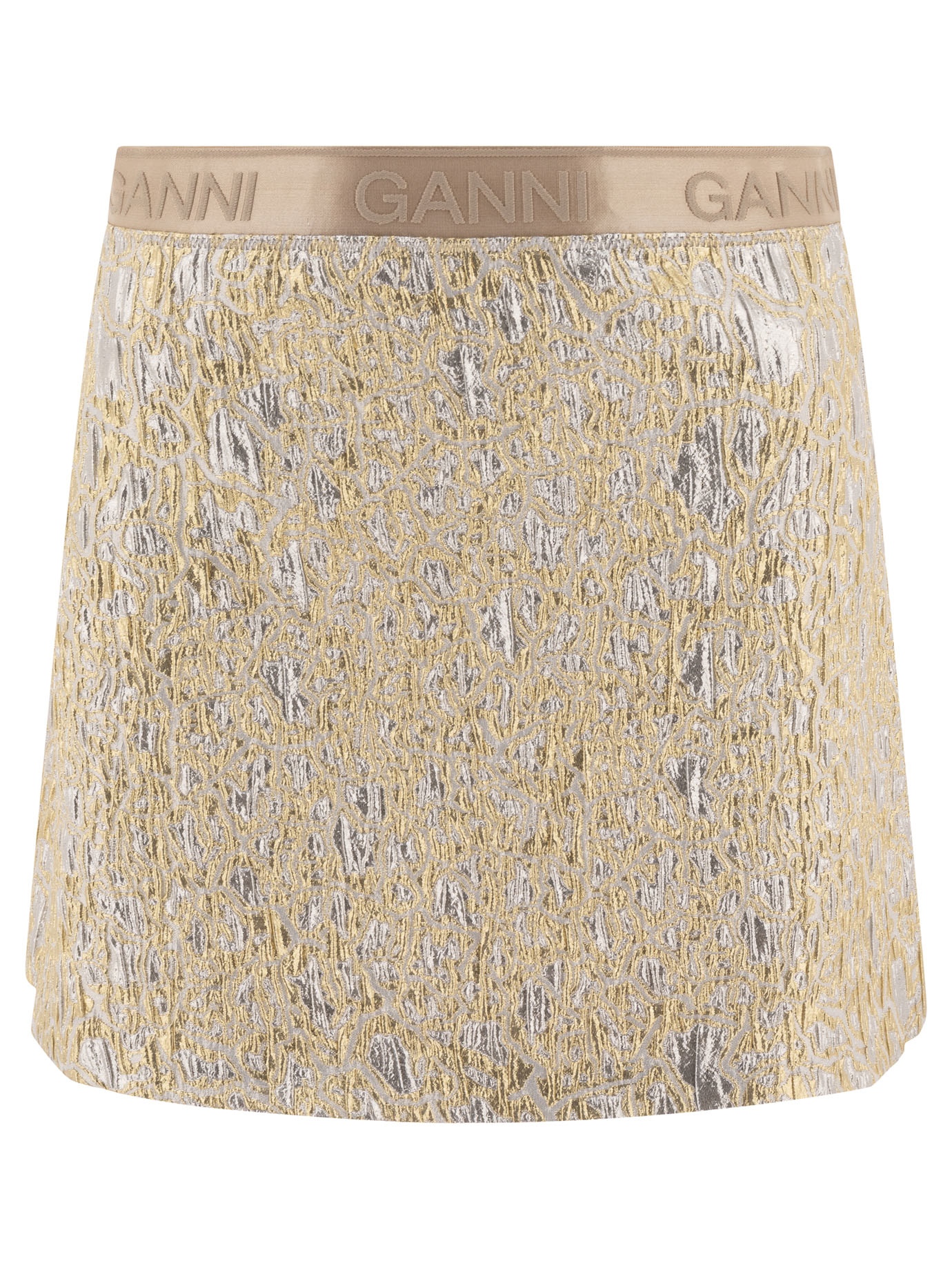 [GANNI] Mini skirt SS25 W0038012
