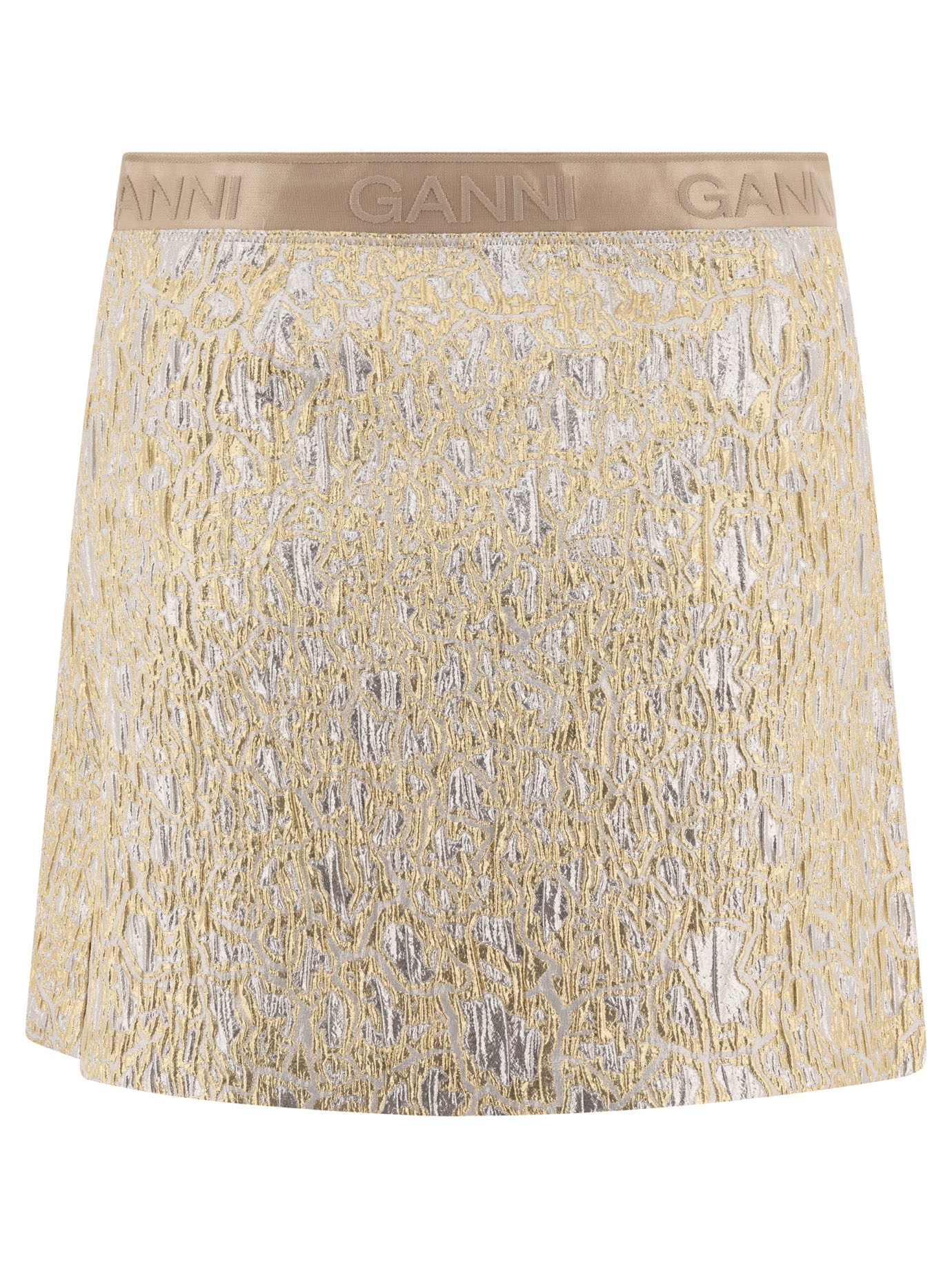 [GANNI] Mini skirt SS25 W0038012