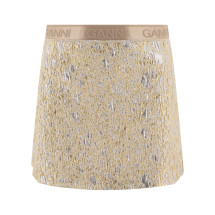 [GANNI] Mini skirt SS25 W0038012