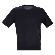 [JOHN SMEDLEY] T-shirts Short Sleeve SS26 KEMPTON NAVY