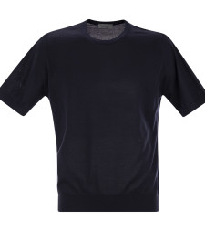 [JOHN SMEDLEY] T-shirts Short Sleeve SS26 KEMPTON NAVY