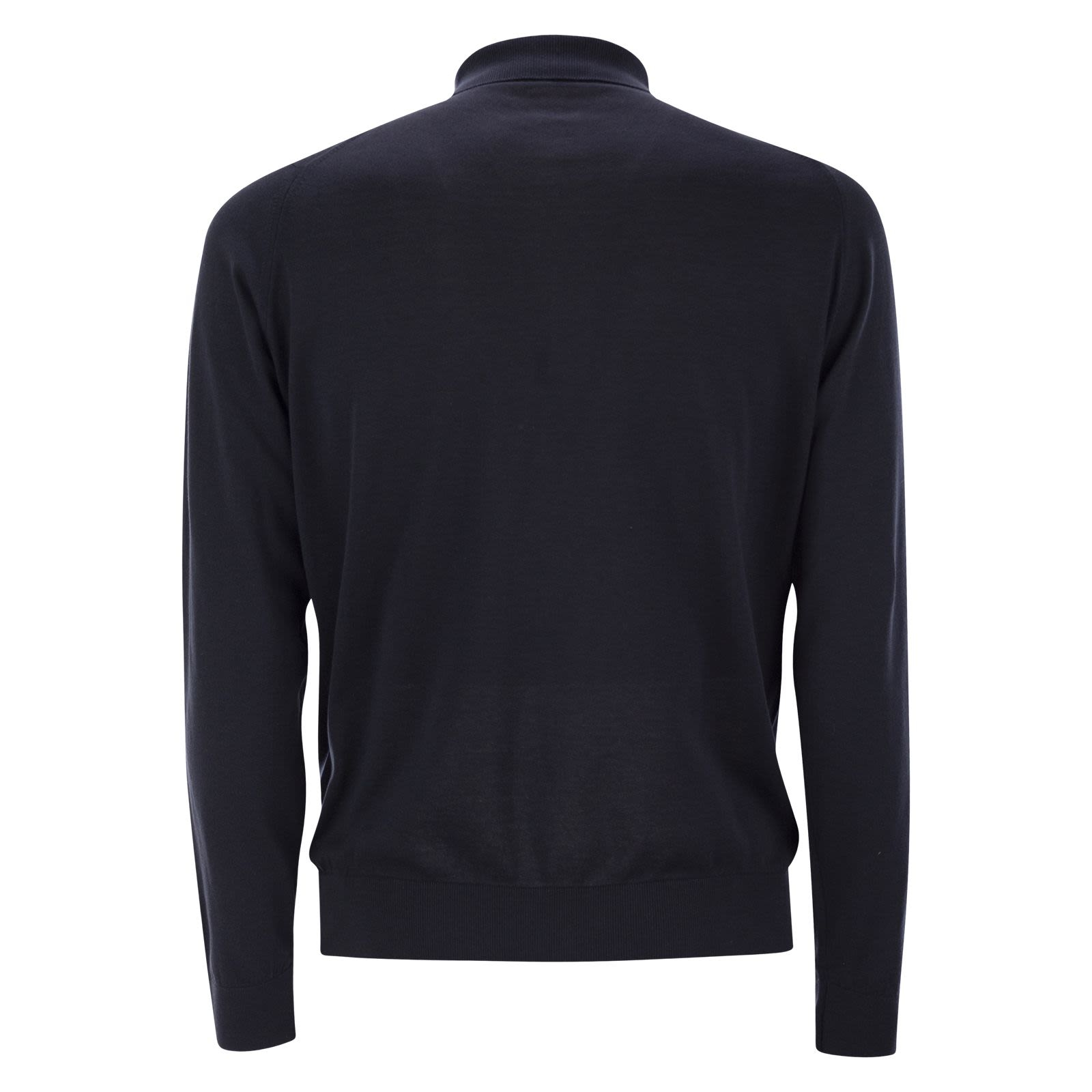 [JOHN SMEDLEY] T-shirts Long Sleeve SS26 BRADWELL NAVY