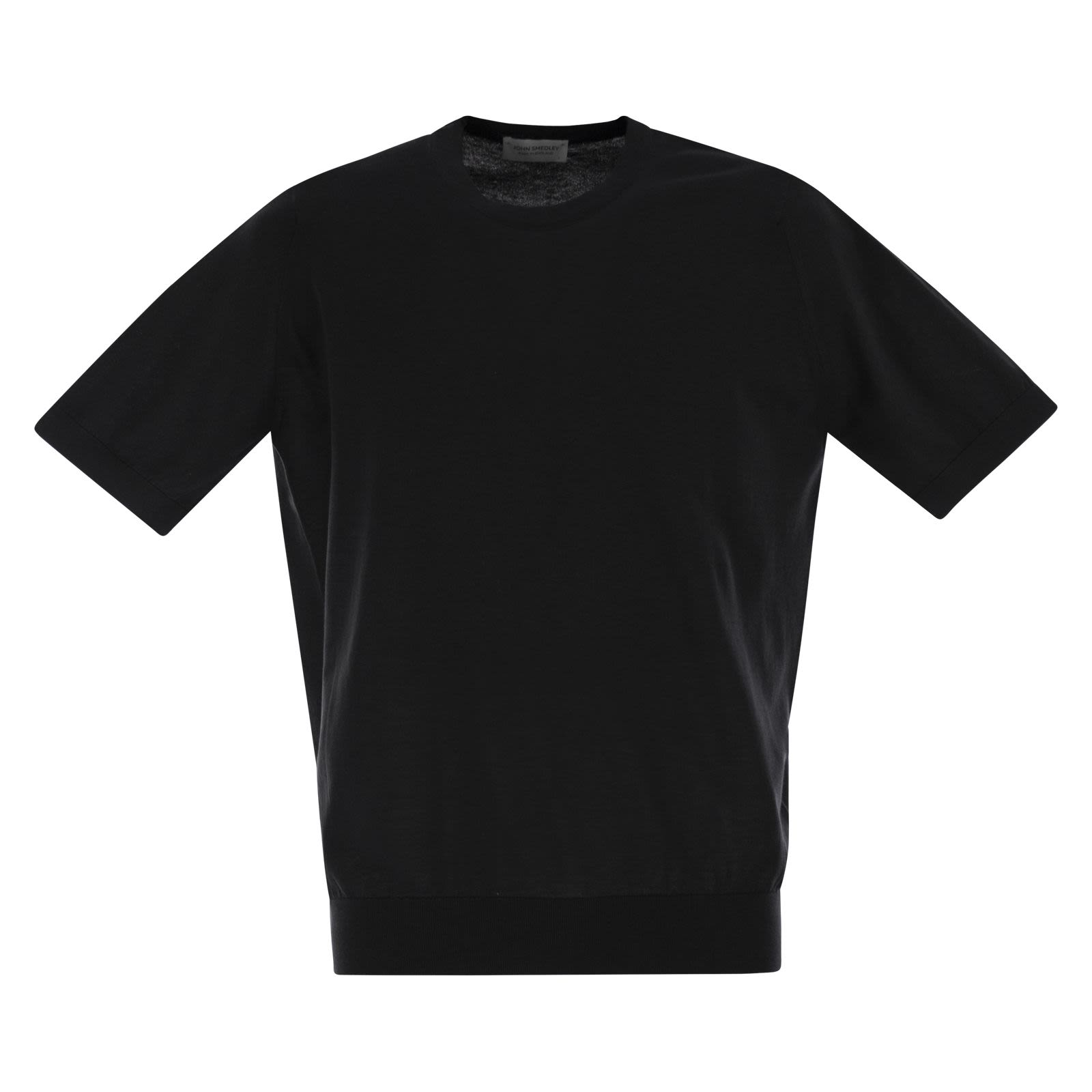 [JOHN SMEDLEY] T-shirts Short Sleeve SS26 KEMPTON BLACK