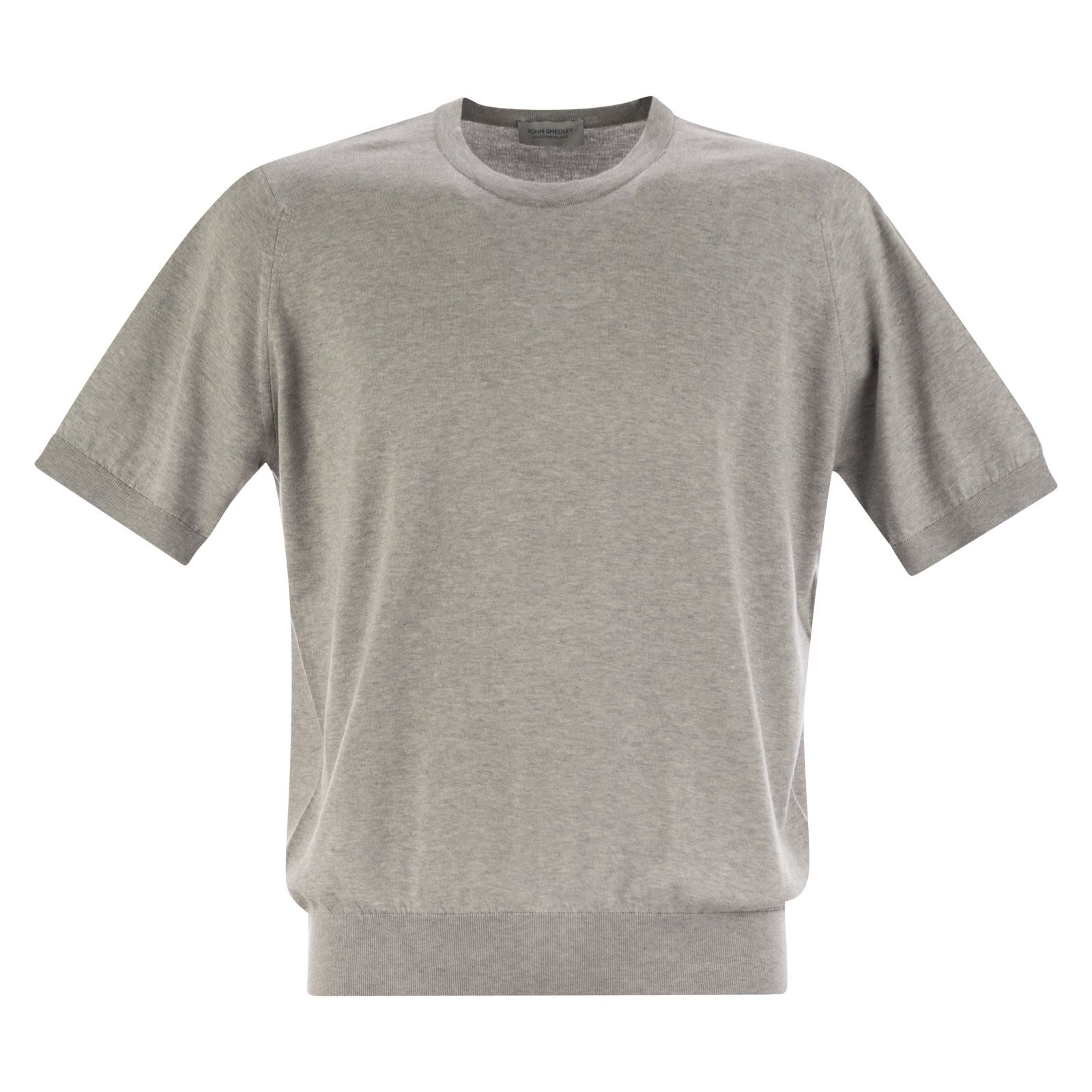 [JOHN SMEDLEY] T-shirts Short Sleeve SS26 KEMPTON SILVER
