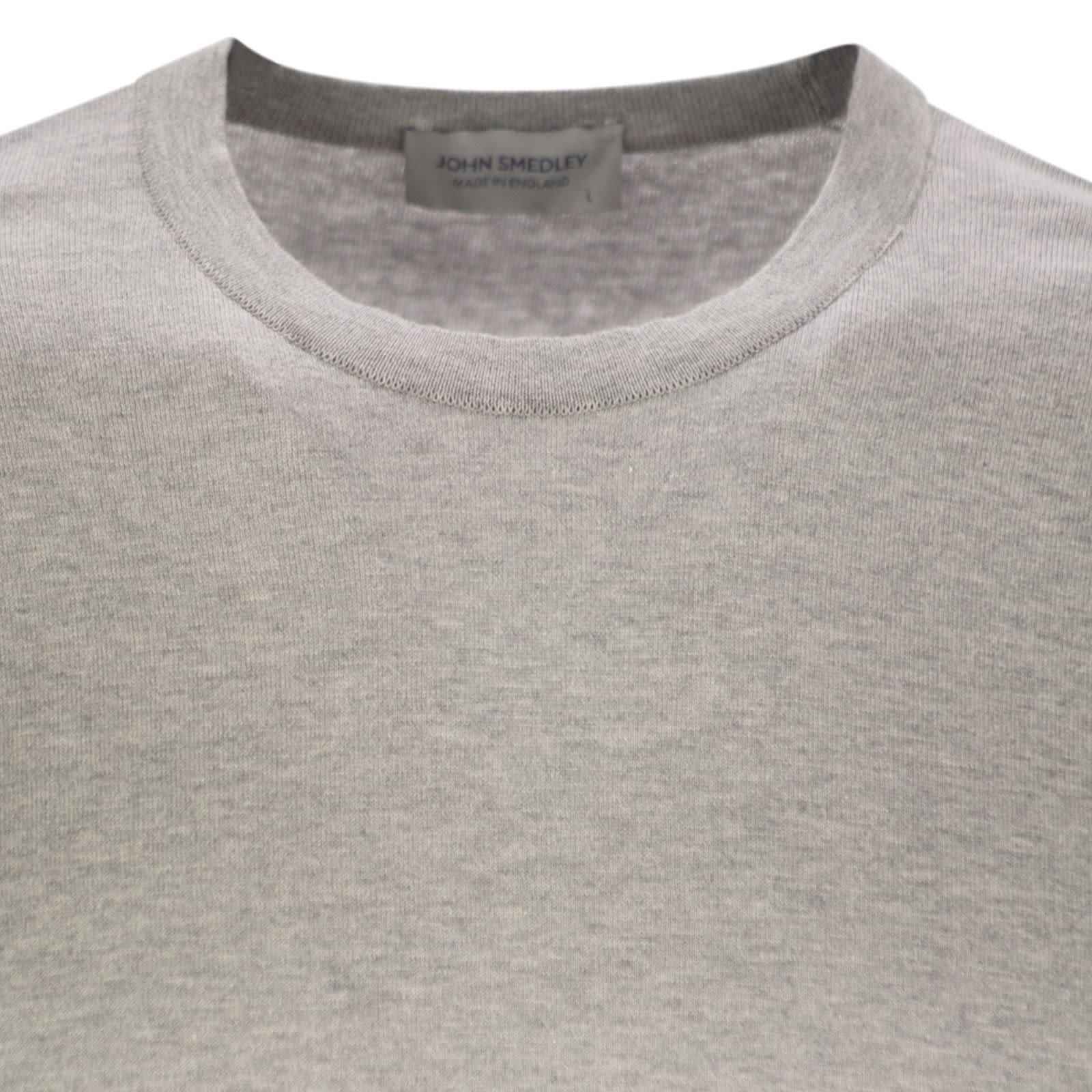 [JOHN SMEDLEY] T-shirts Short Sleeve SS26 KEMPTON SILVER