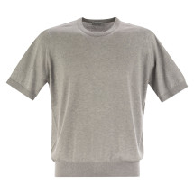 [JOHN SMEDLEY] T-shirts Short Sleeve SS26 KEMPTON SILVER