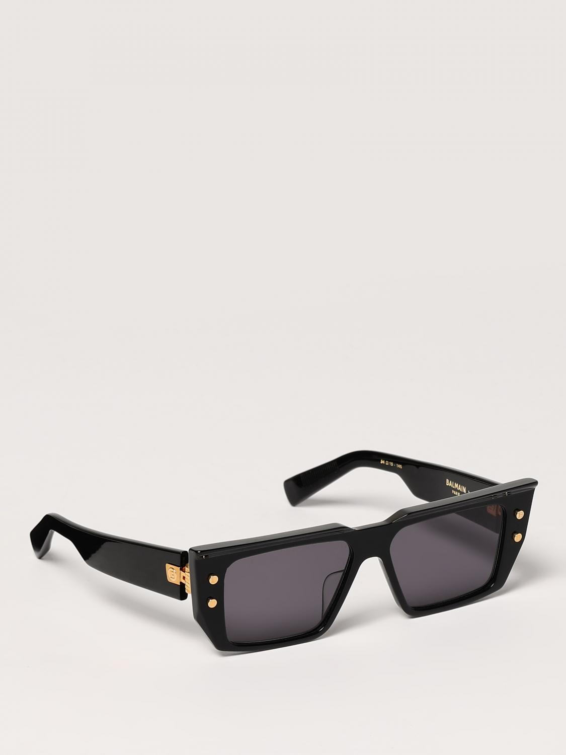 [Balmain] Sunglasses FW25 BPS128A54A BLACK GOLD W/ DARK GREY