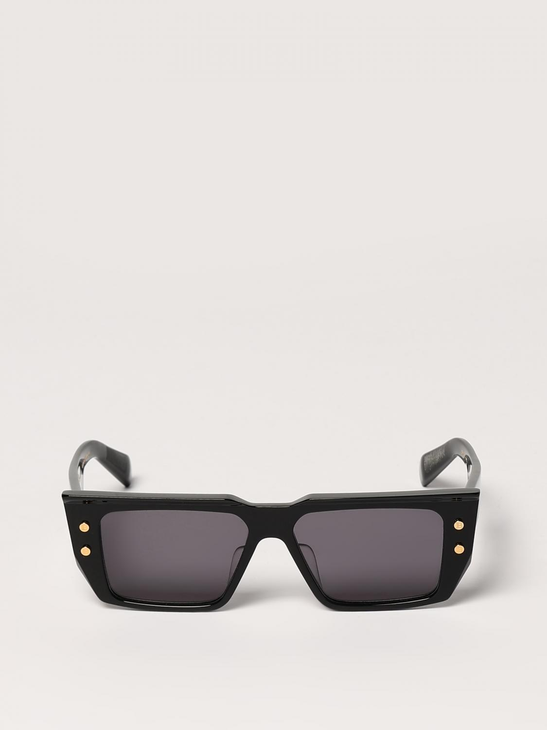 [Balmain] Sunglasses FW25 BPS128A54A BLACK GOLD W/ DARK GREY