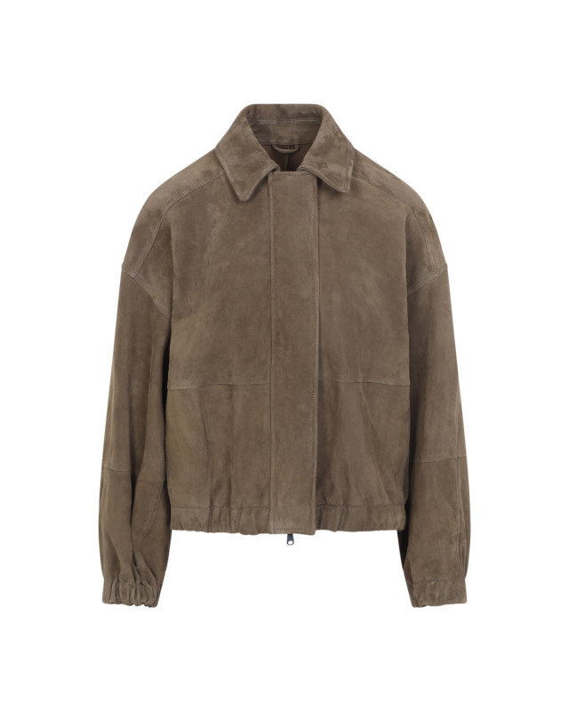 [Brunello Cucinelli] Leather Jacket FW26 MPCAI7594P