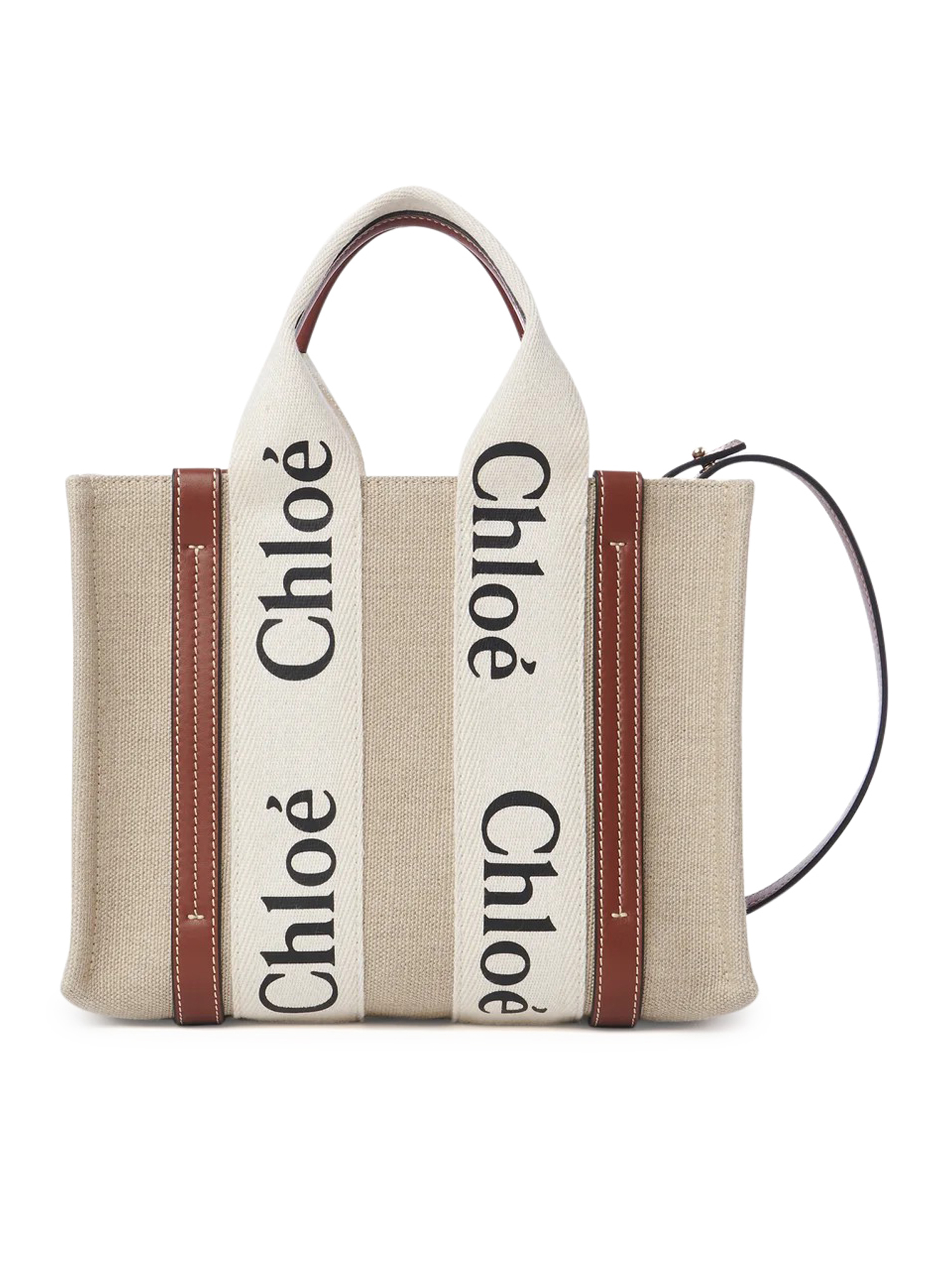 [Chloe] Tote bag SS26 CHC22AS397I2690U WHITE BROWN 1