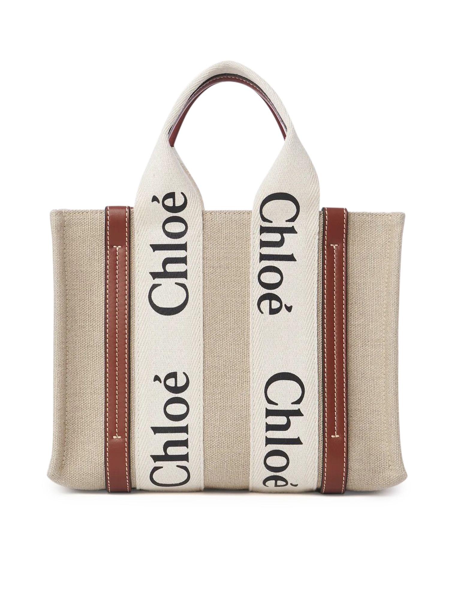 [Chloe] Tote bag SS26 CHC22AS397I2690U WHITE BROWN 1