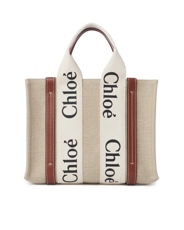 [Chloe] Tote bag SS26 CHC22AS397I2690U WHITE BROWN 1