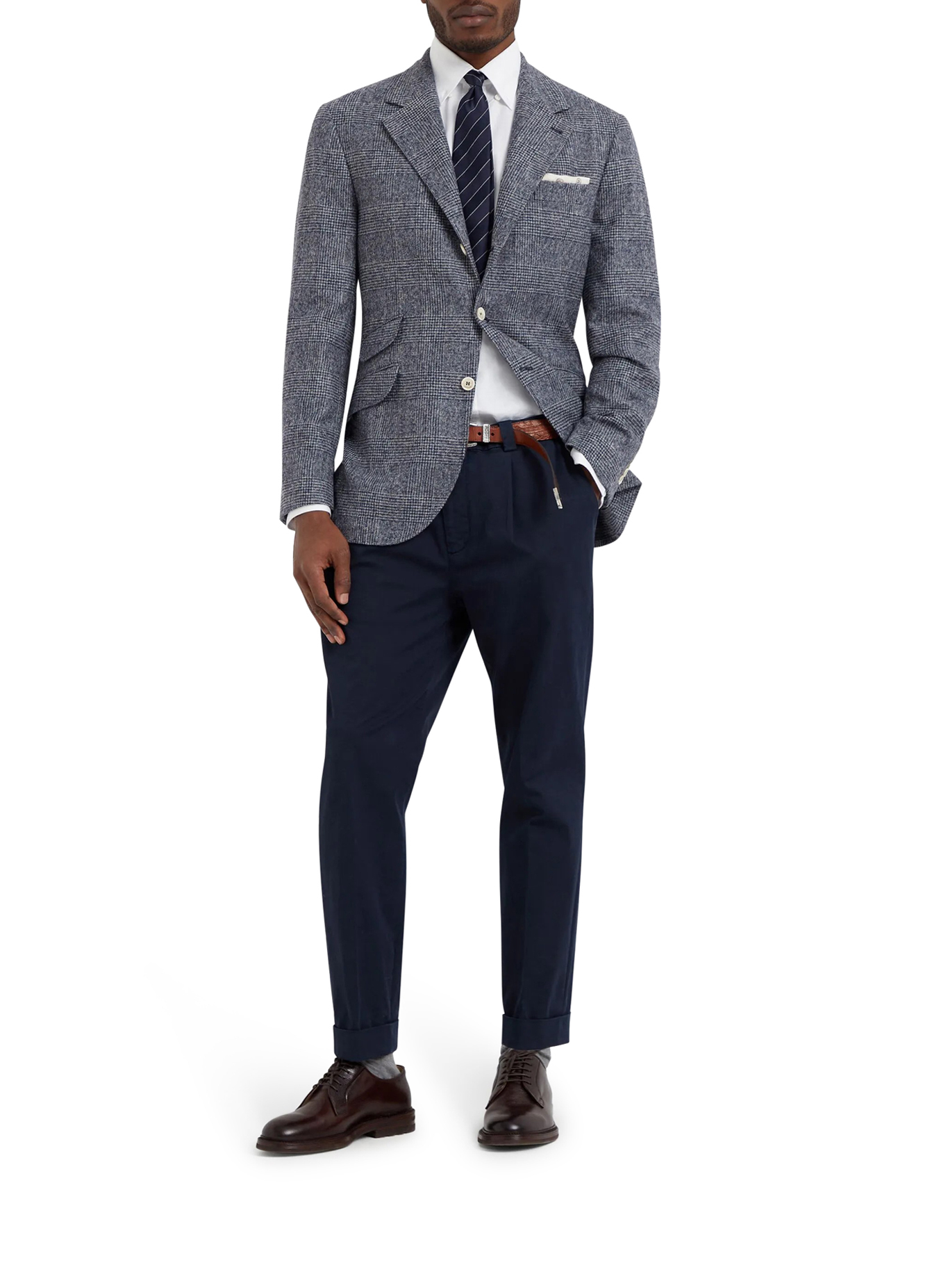 [Brunello Cucinelli] Trousers SS26 M289LE1450C2517 NAVY