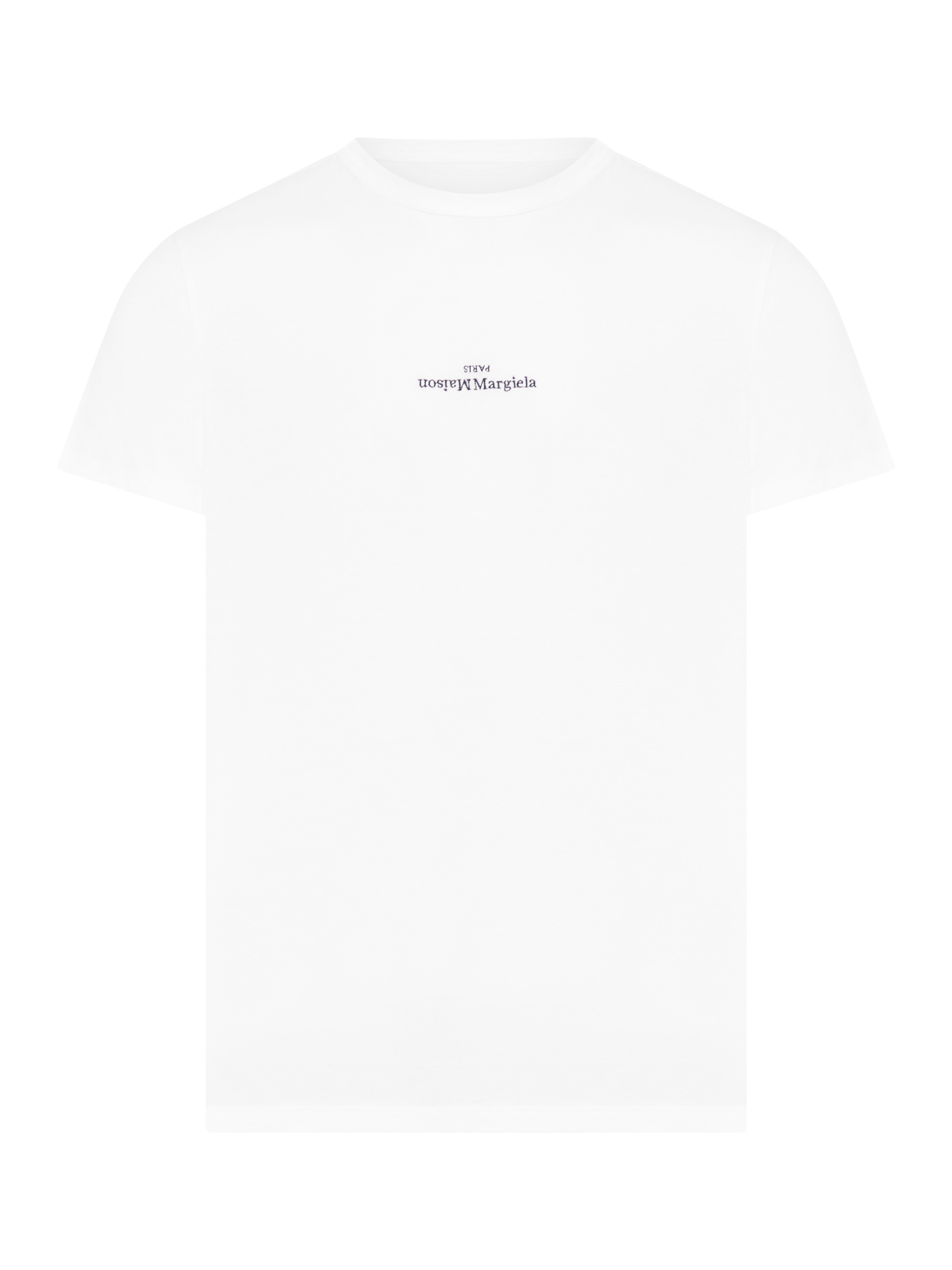 [Maison Margiela] T-shirts SS26 S30GC0701S22816994 WHITE BLACK EMBROIDERY