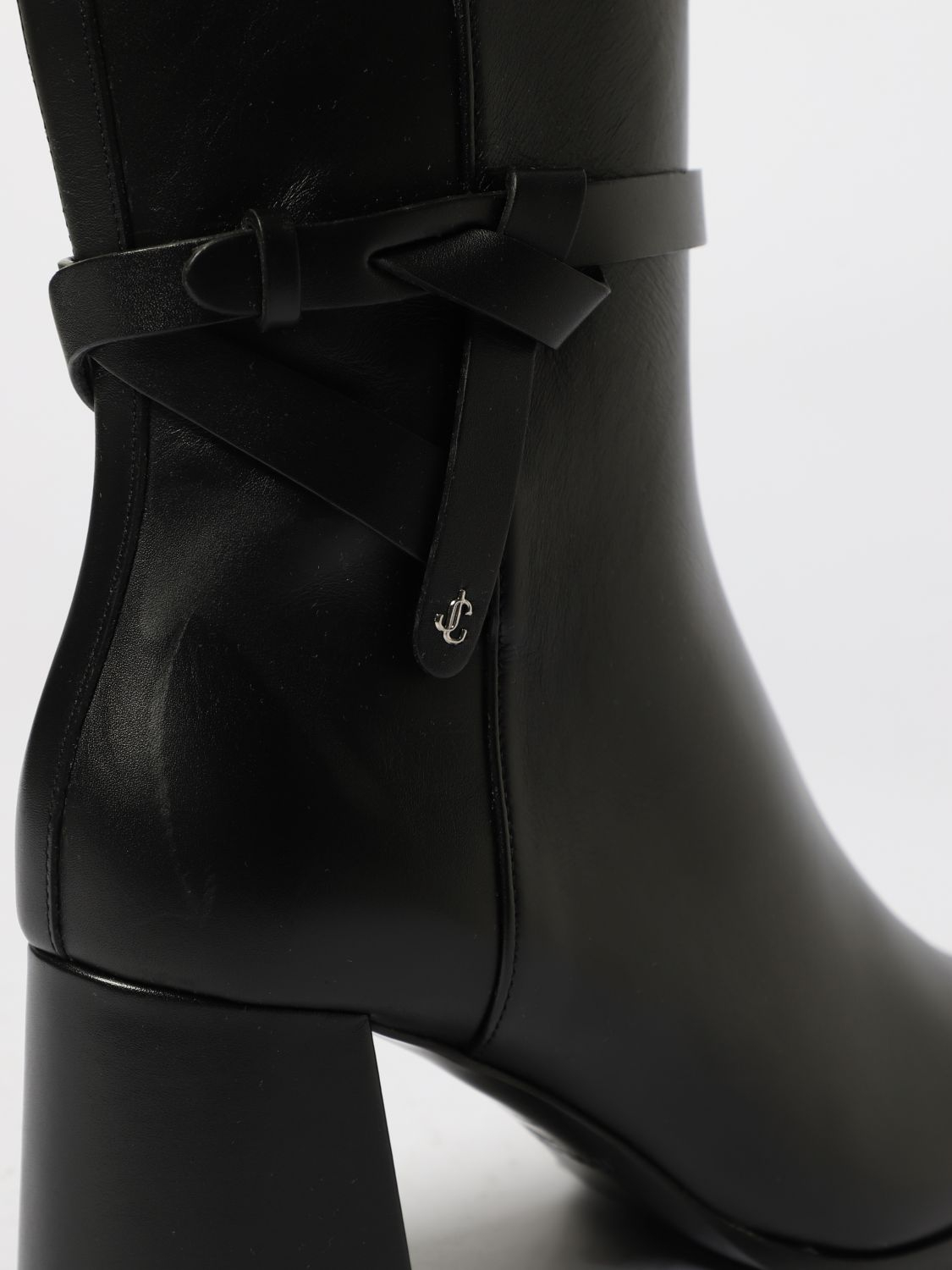 [Jimmy Choo] Ankle Boots FW25 LAWTONAB65CLF BLACK