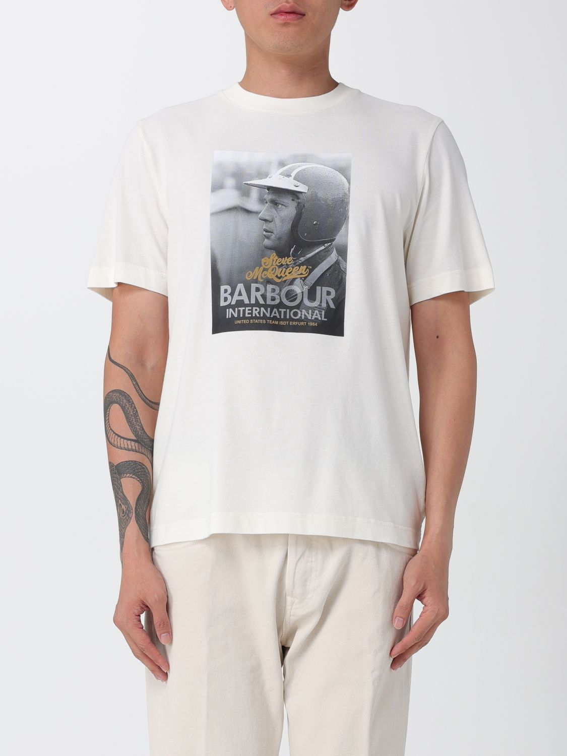 [Barbour] T-shirts Short Sleeve FW25 MTS1481 WH32