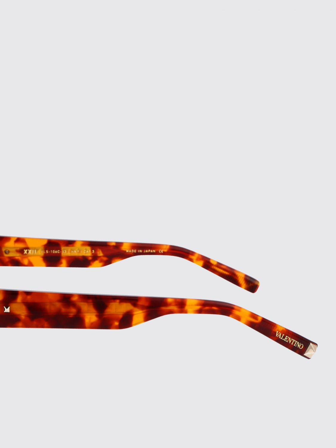 [Valentino Garavani] Sunglasses FW25 VLS-106C-53 Honey Tortoise w/Dark Green