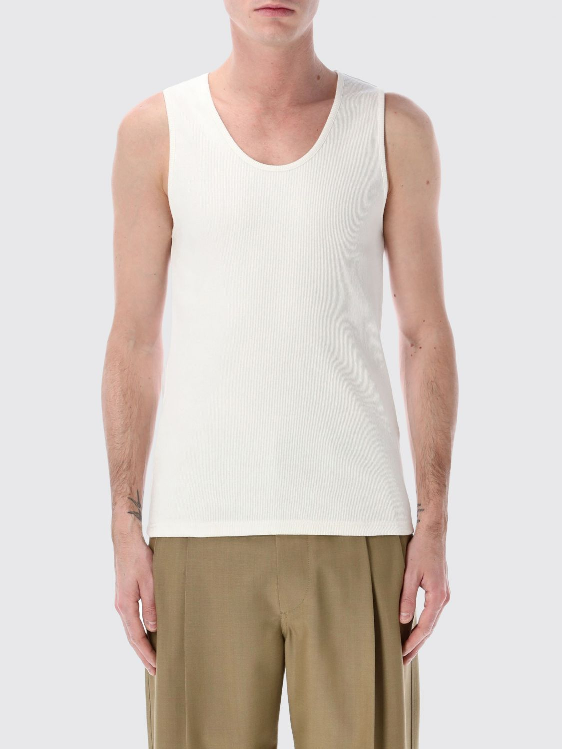 [LEMAIRE] T-shirts Sleeveless SS26 TS0006LJ1030 WH086