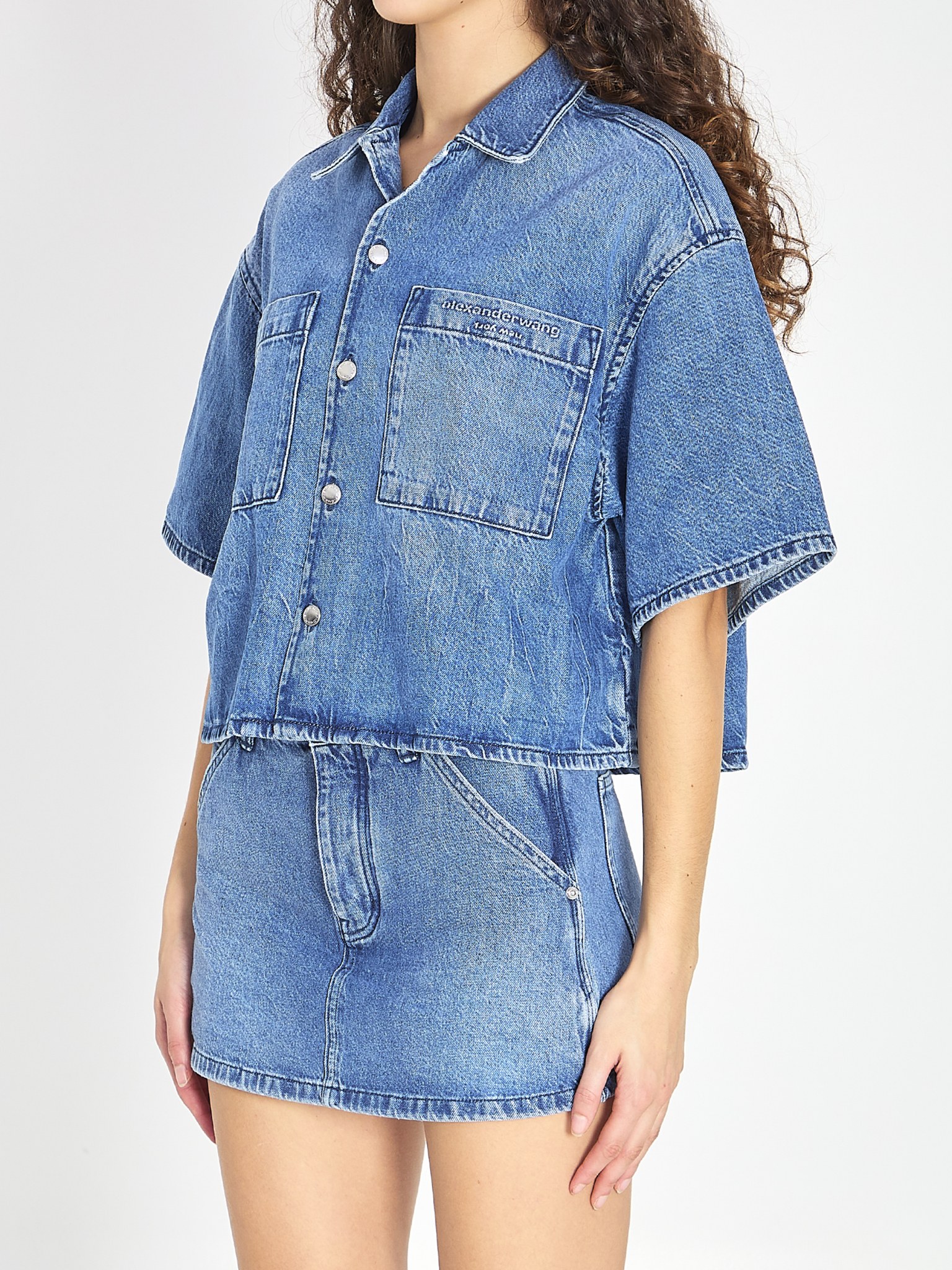 [ALEXANDER WANG] Shirts Short Sleeve SS26 4DC1261938__400C