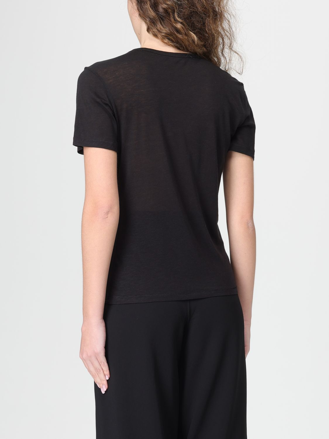 [Anine Bing] T-shirts Short Sleeve FW25 A0811500 BLK26