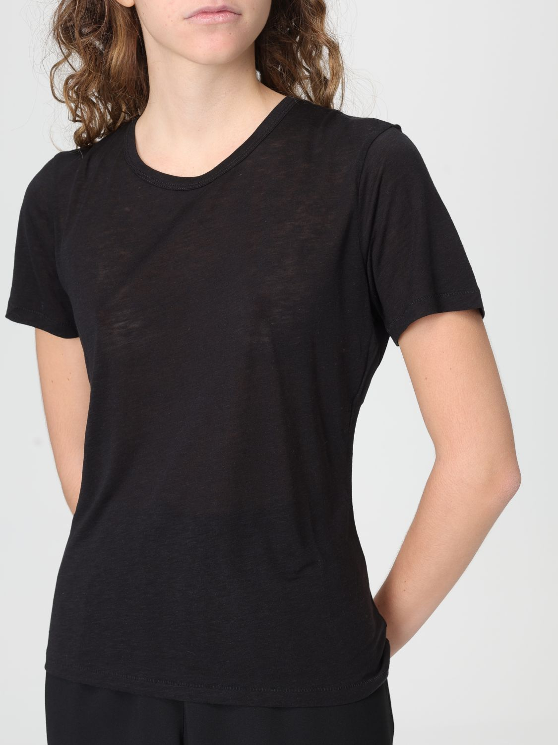 [Anine Bing] T-shirts Short Sleeve FW25 A0811500 BLK26