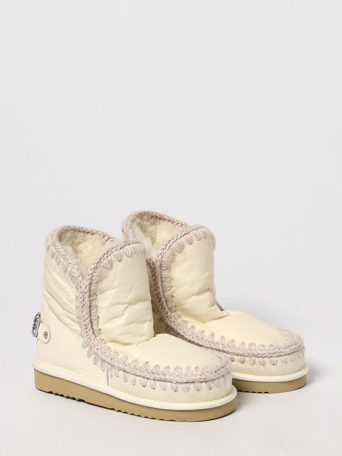 [Mou] Ankle Boots FW25 FW101036C WHITE