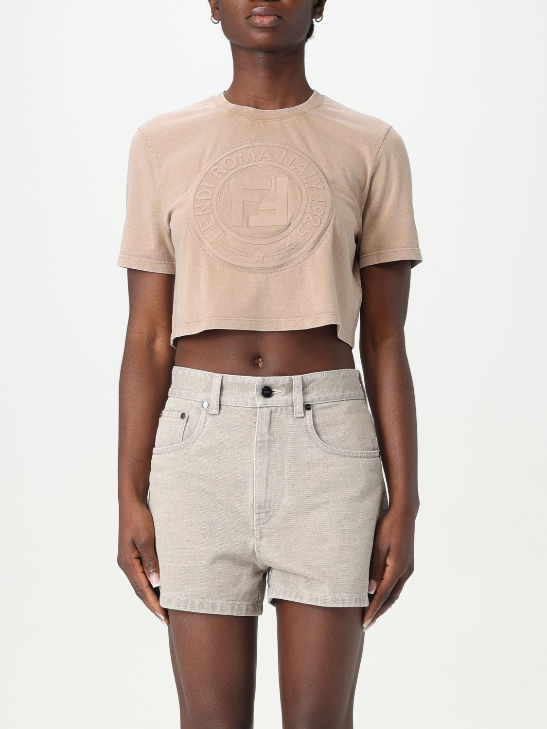 [Fendi] T-shirts Short Sleeve FW25 FS9715ASNI F1RX9