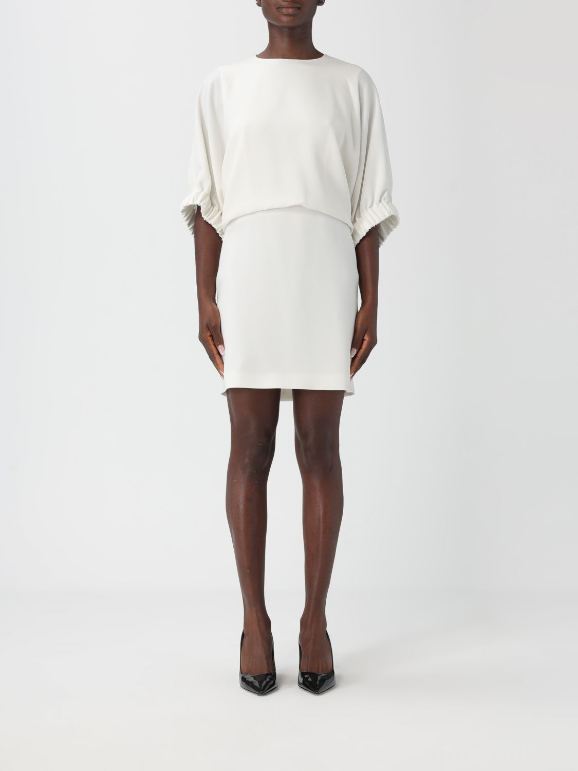 [MAX MARA PIANOFORTE] Short sleeve dress FW25 2521226047600 012