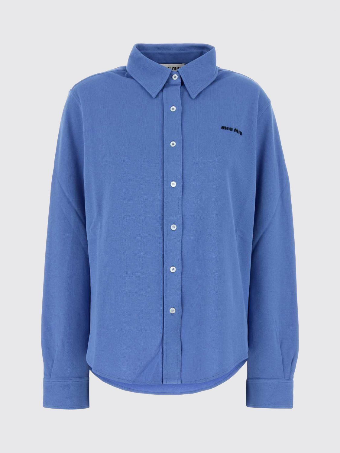 [Miu Miu] Shirts Long Sleeve SS26 MK1980SOOO14RW F0237