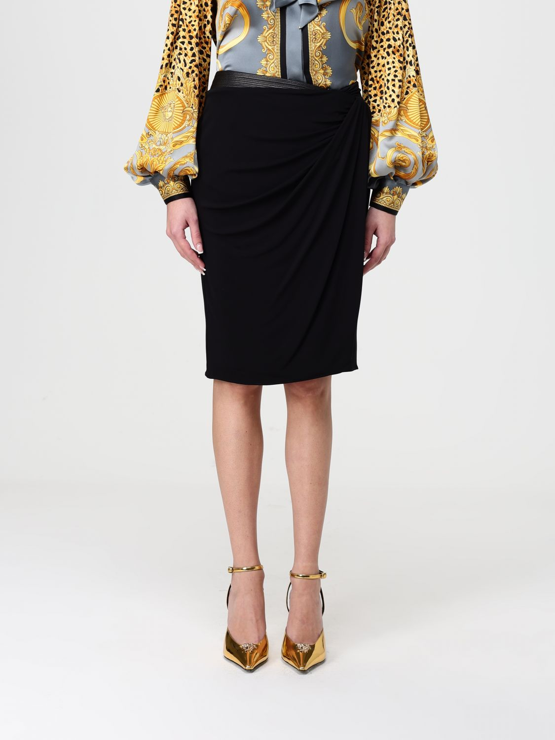 [Versace] Midi skirt FW25 1021989 1A14475 1B000
